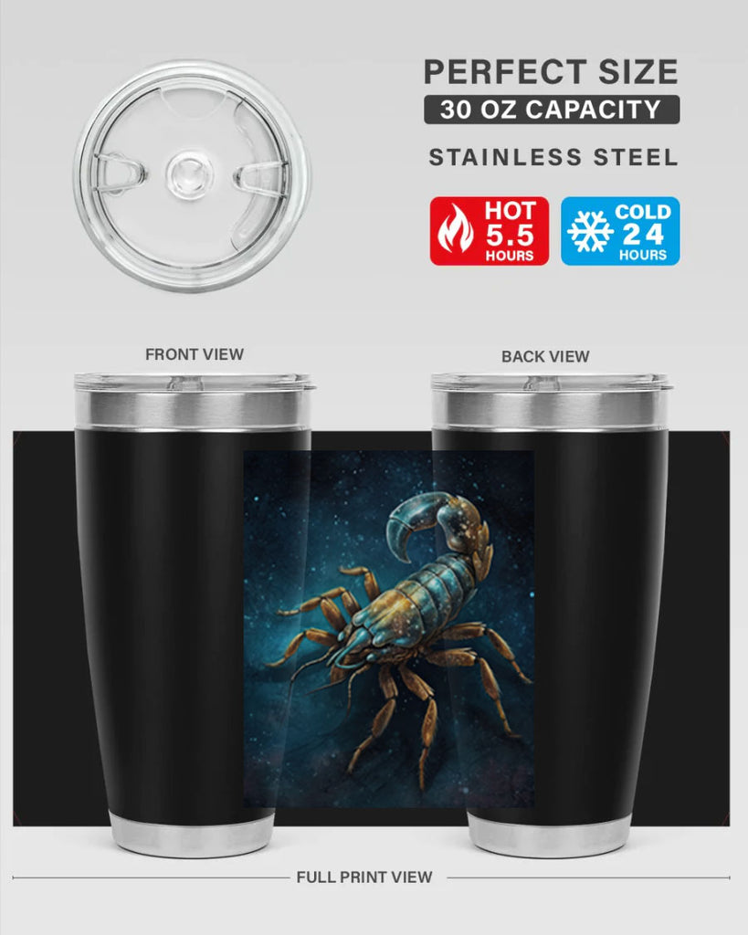 scorpio 46#- zodiac- Tumbler