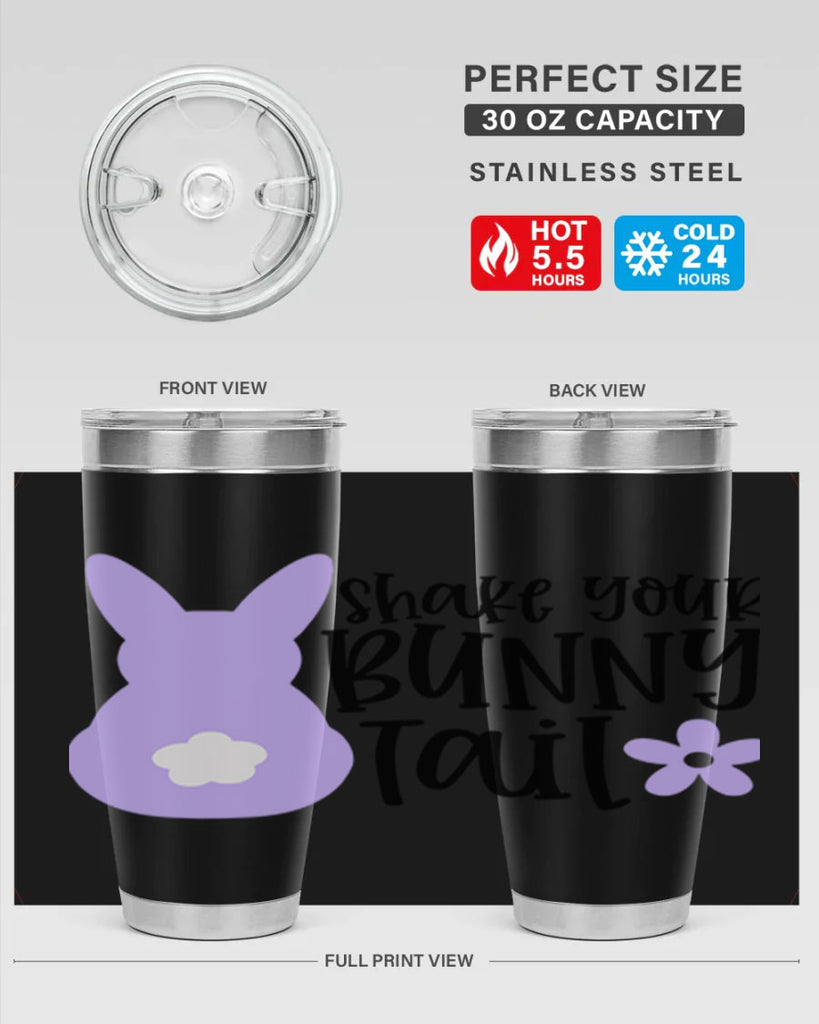 shake your bunny tail 12#- easter- Tumbler