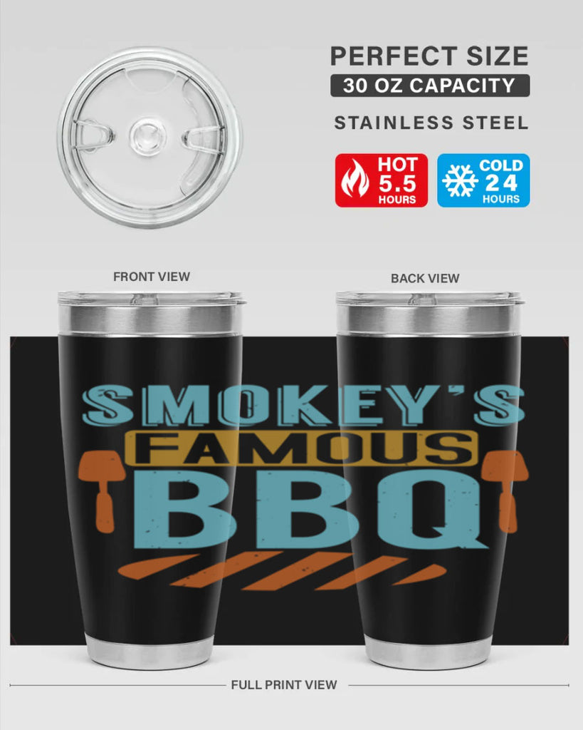 smokeys famous bbq 11#- bbq- Tumbler