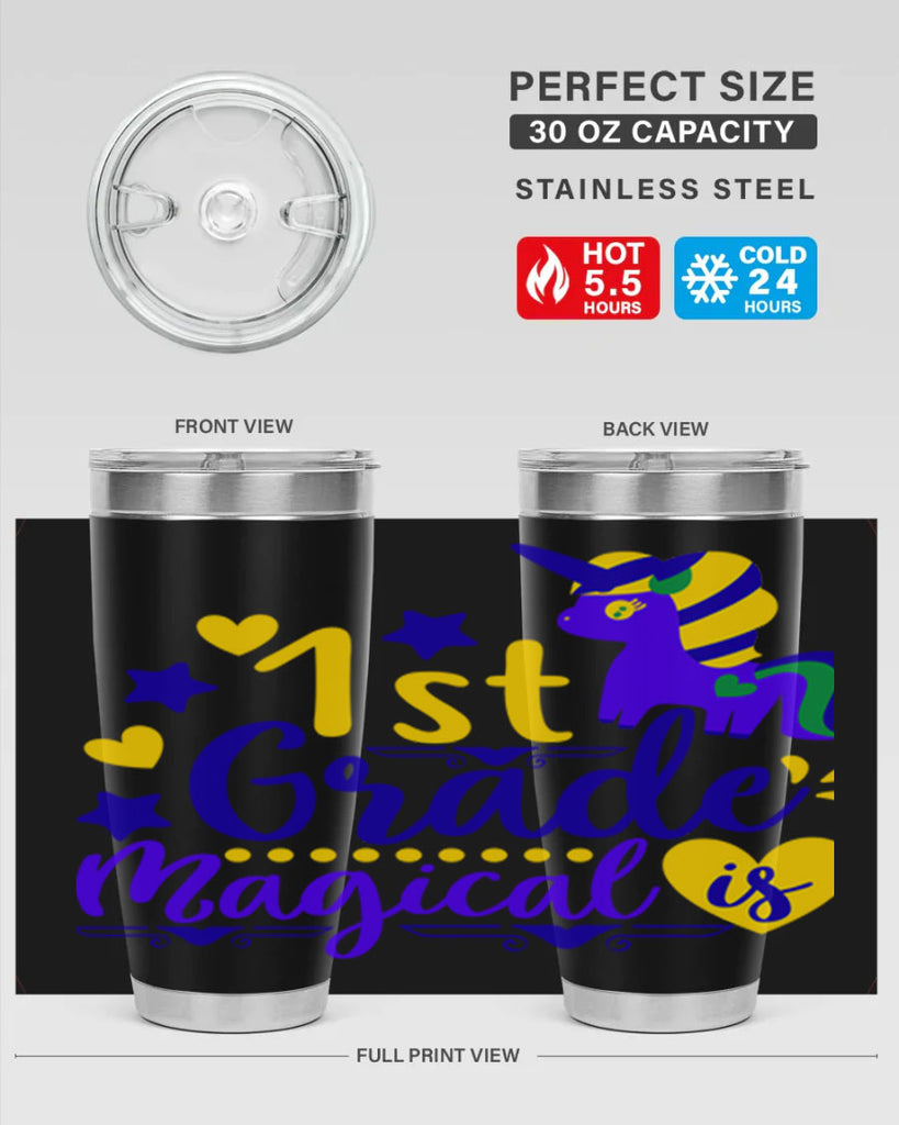 st grade magical 63#- mardi gras- Tumbler