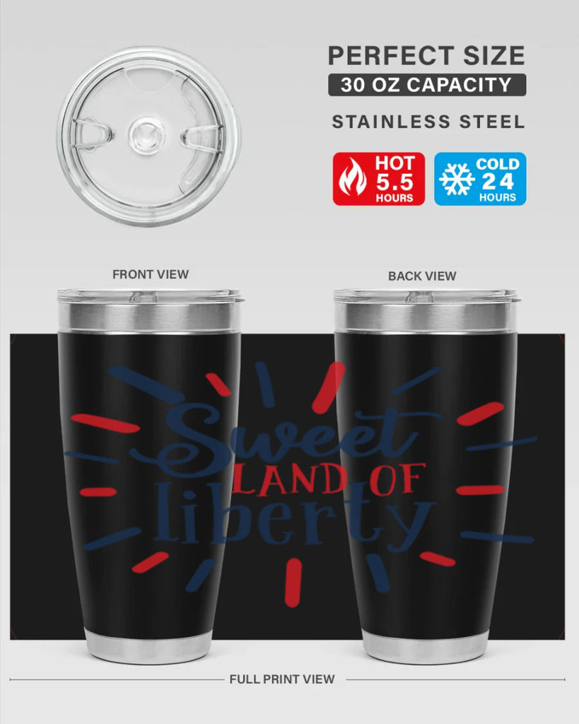 sweet land of liberty Style 7#- Fourt Of July- Tumbler