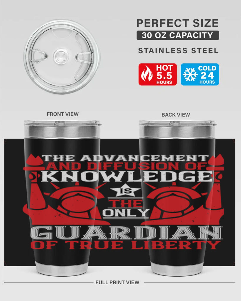 the advencement and diffusion of knowledge Style 190#- Fourt Of July- Tumbler