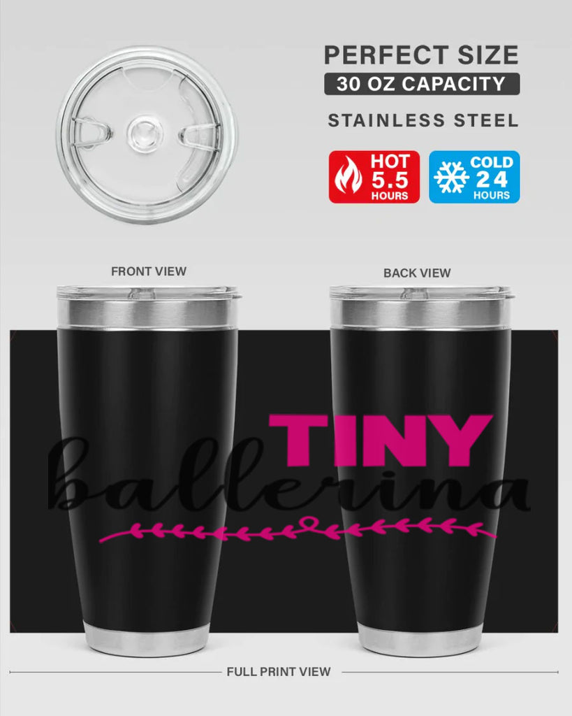 tiny ballerina 87#- ballet- Tumbler