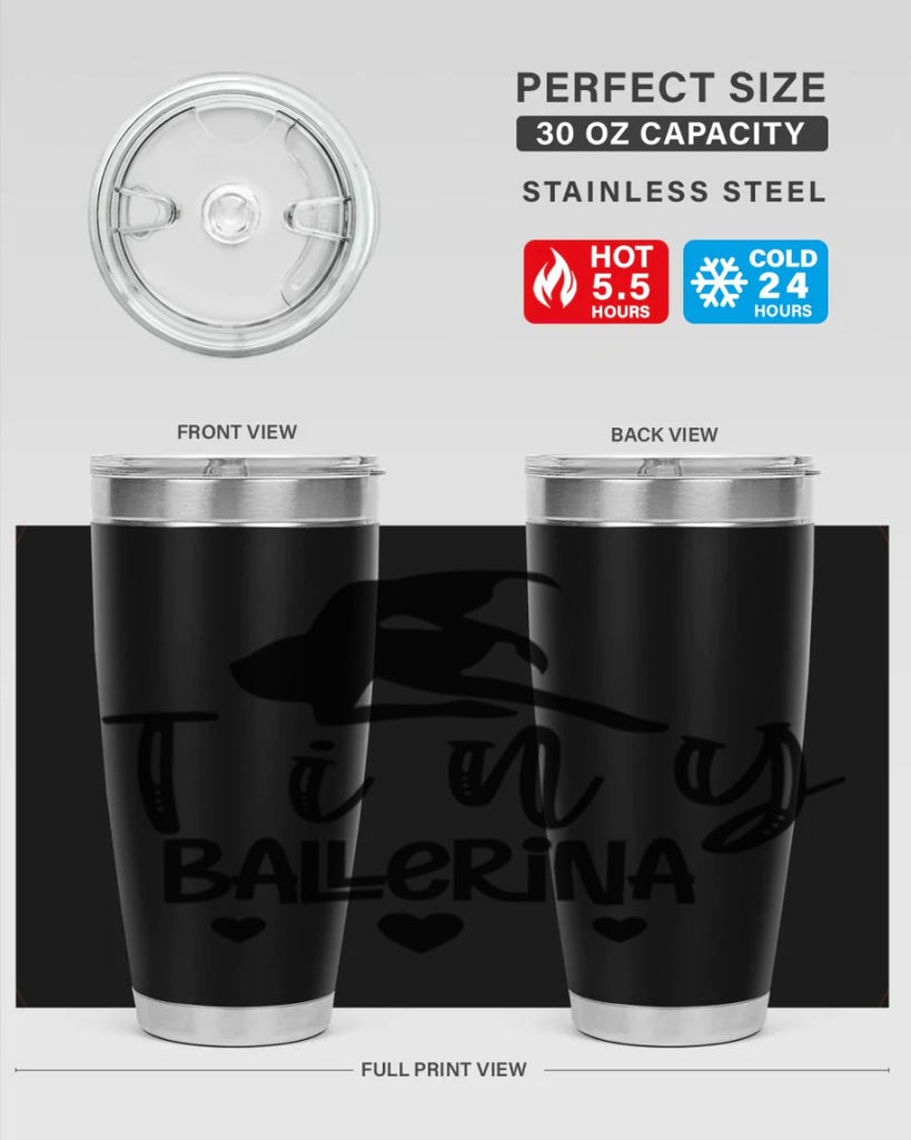 tiny ballerina 88#- ballet- Tumbler