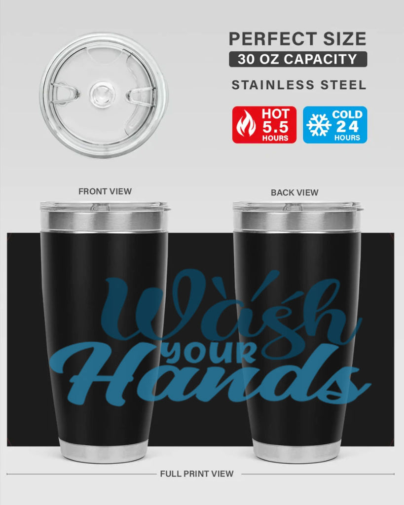 wash your hands 52#- bathroom- Tumbler