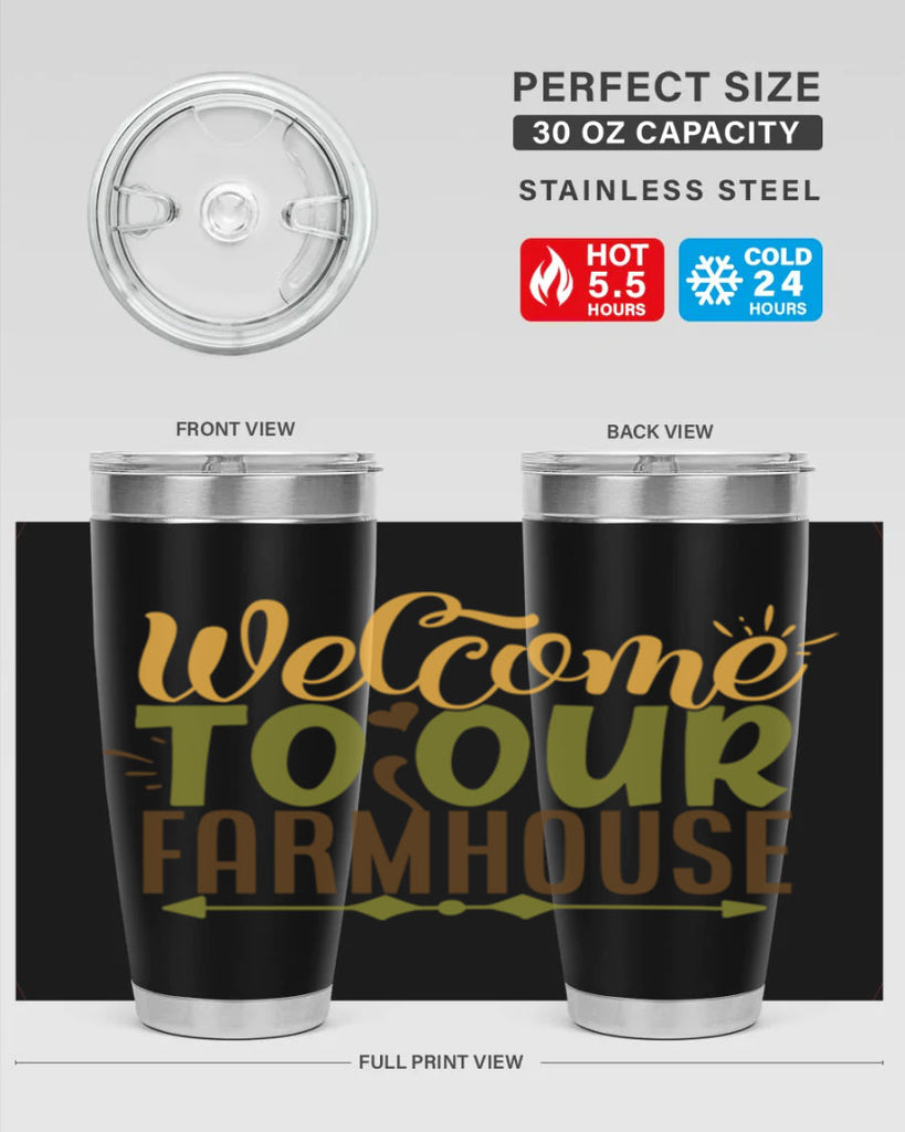 welcome to our farmhouse 2#- farming and gardening- Tumbler