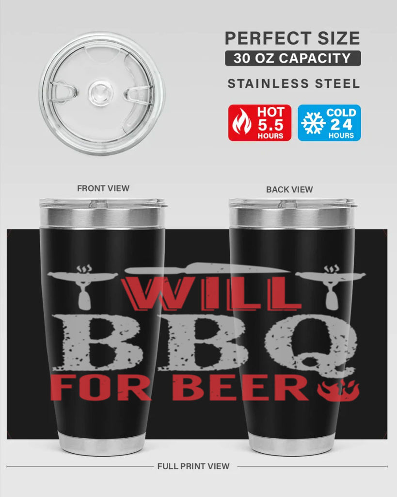 will bbq for beer 5#- bbq- Tumbler