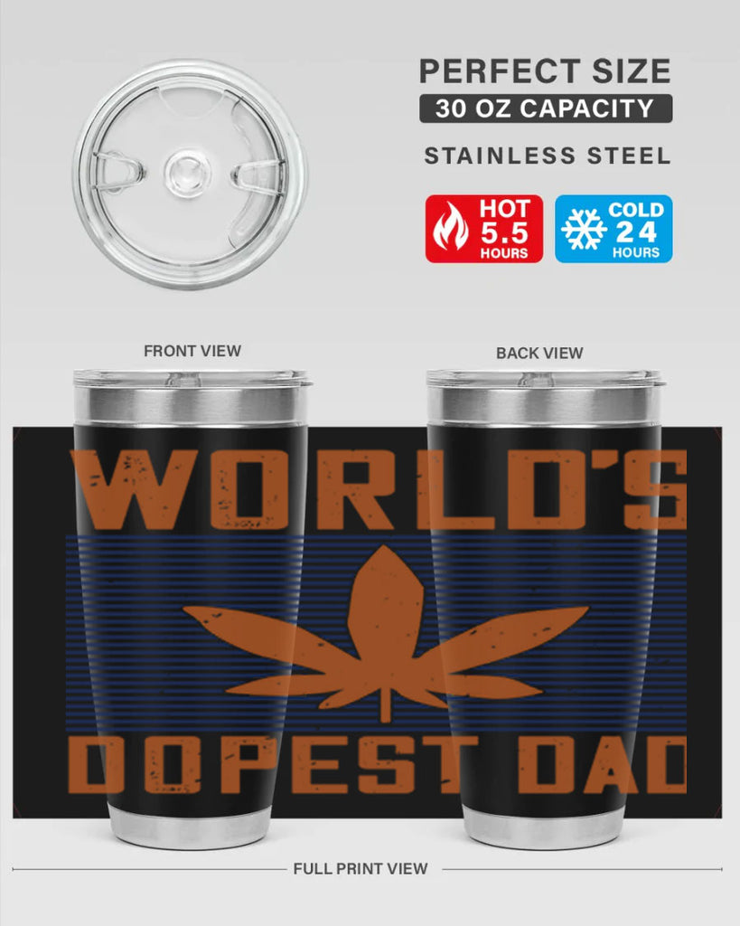 worlds dopest dad 148#- fathers day- Tumbler