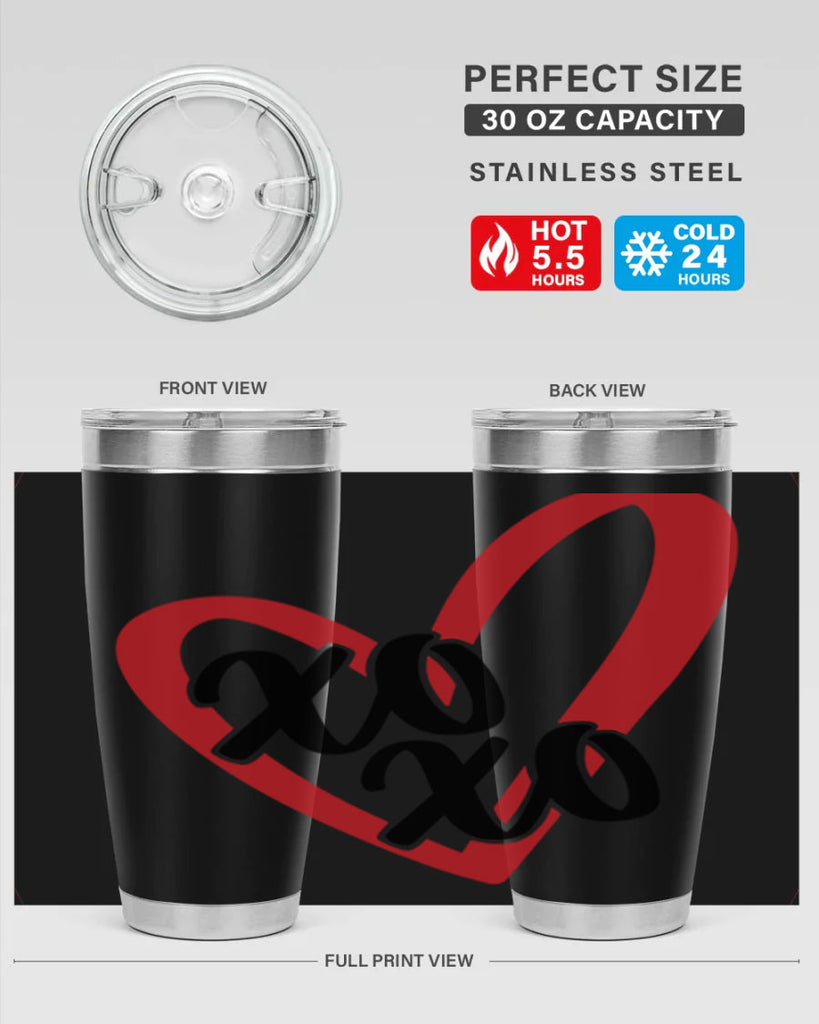 xoxo 11#- valentines day- Tumbler