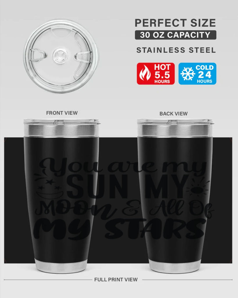 you are my sun my moon all of my stars 4#- family- Tumbler