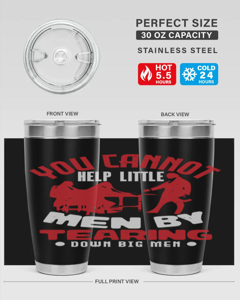 you cannot help little men Style 72#- Fourt Of July- Tumbler