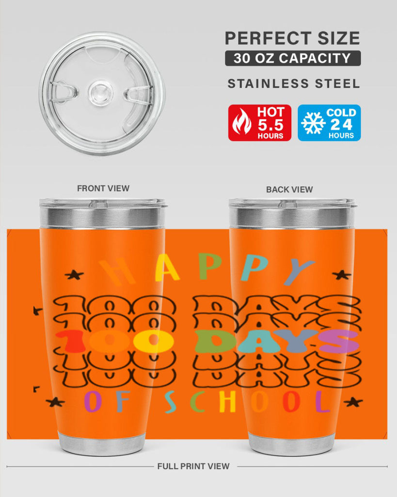 100 days of school Sublimation 33#- 100 days of school- Tumbler