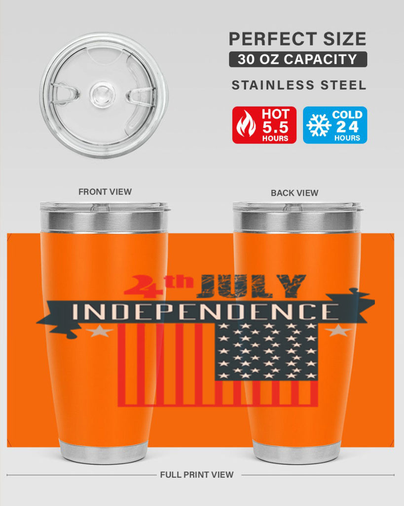 4th July Independent Style 65#- Fourt Of July- Tumbler