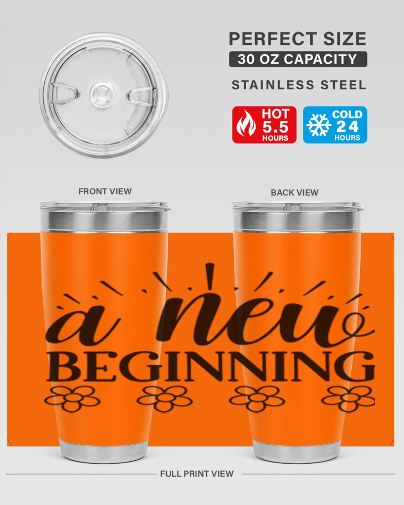 A new beginning  15#- spring- Tumbler