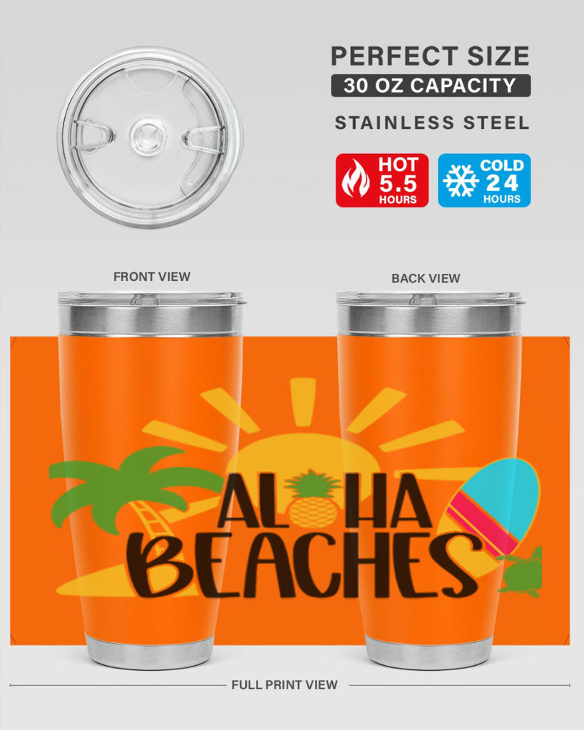 Aloha Beaches Style 55#- summer- Tumbler