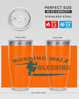 An early morning walk is a blessing for the whole day Style 28#- diabetes- Tumbler
