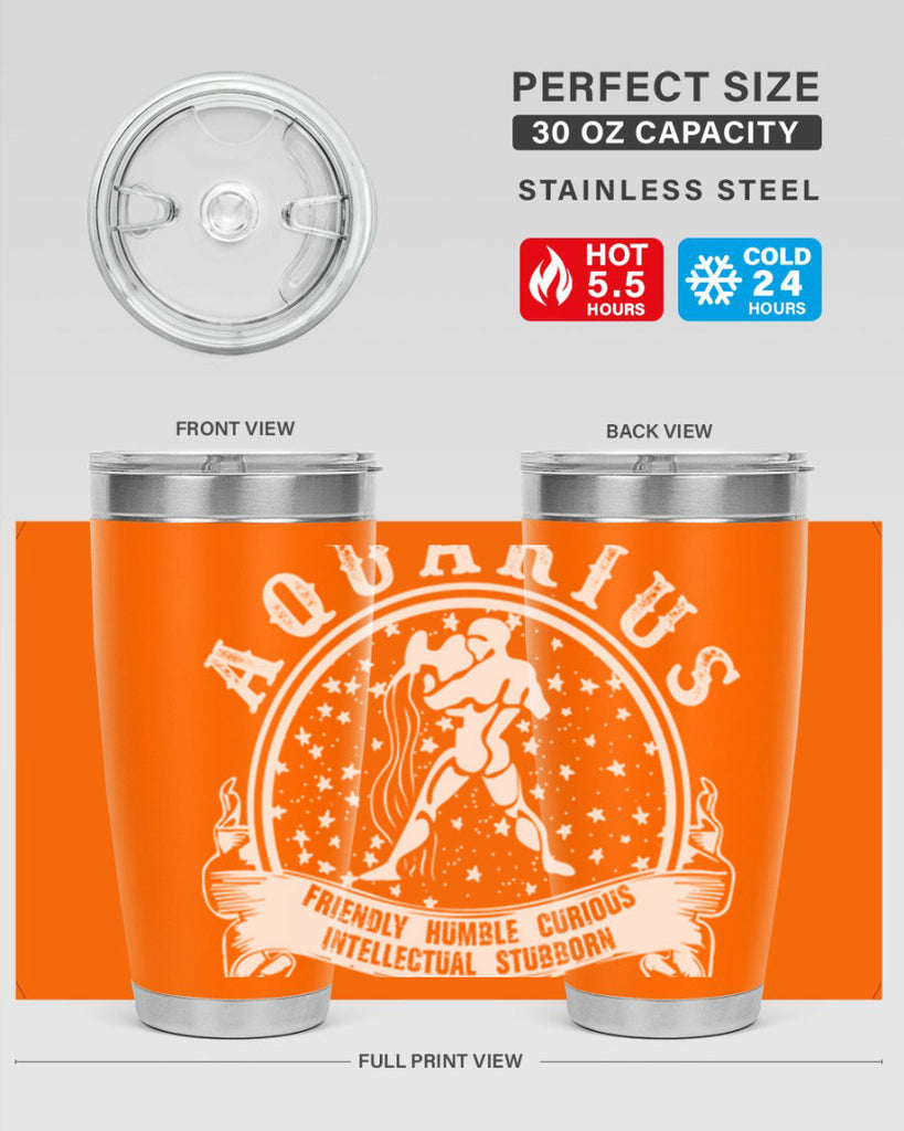 Aquarius 43#- zodiac- Tumbler