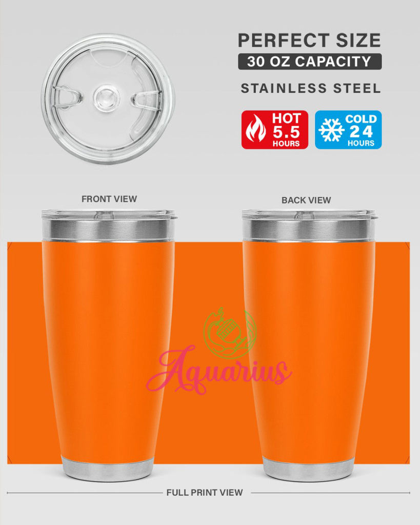 Aquarius 70#- zodiac- Tumbler