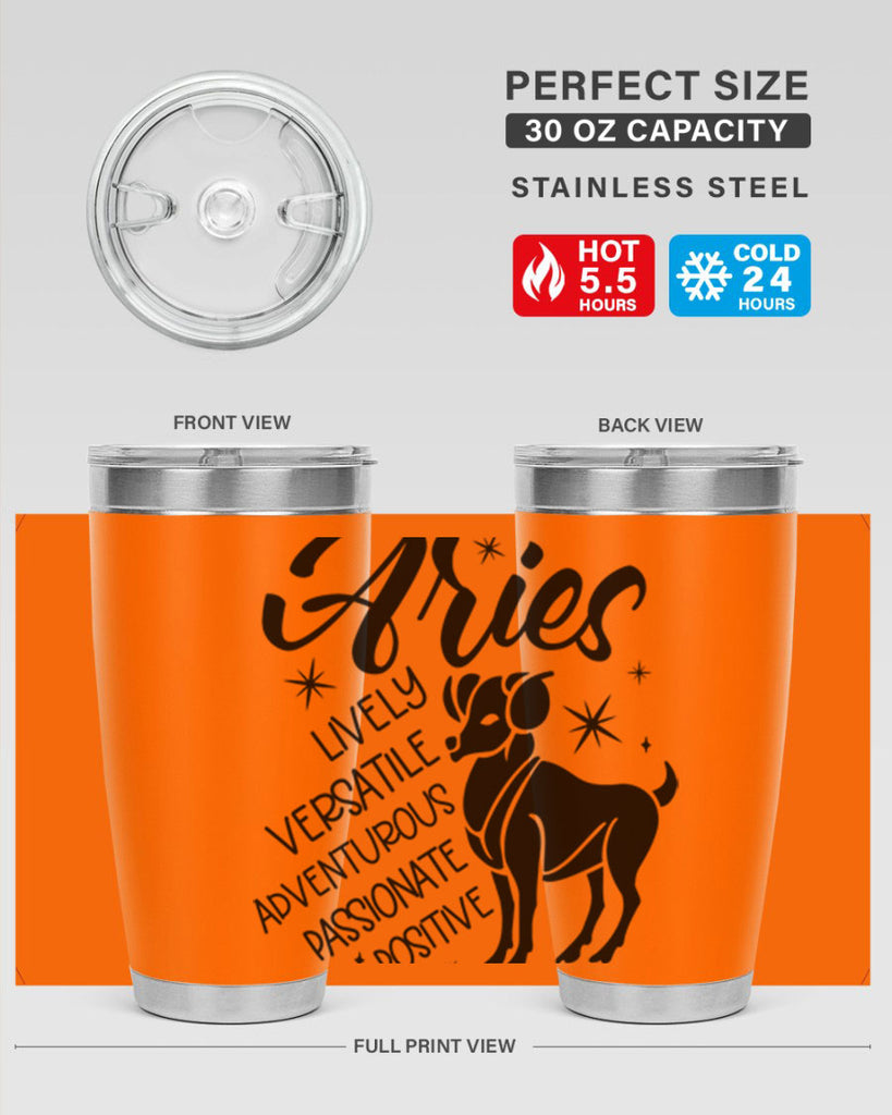 Aries 100#- zodiac- Tumbler