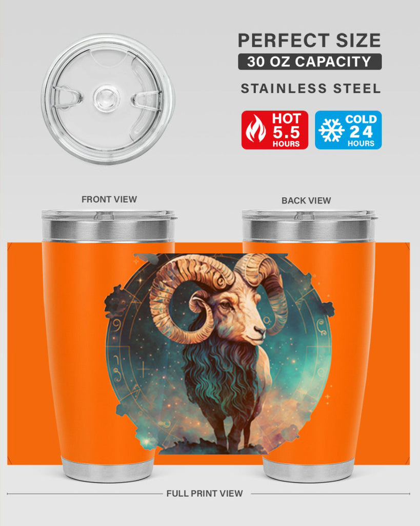 Aries 92#- zodiac- Tumbler