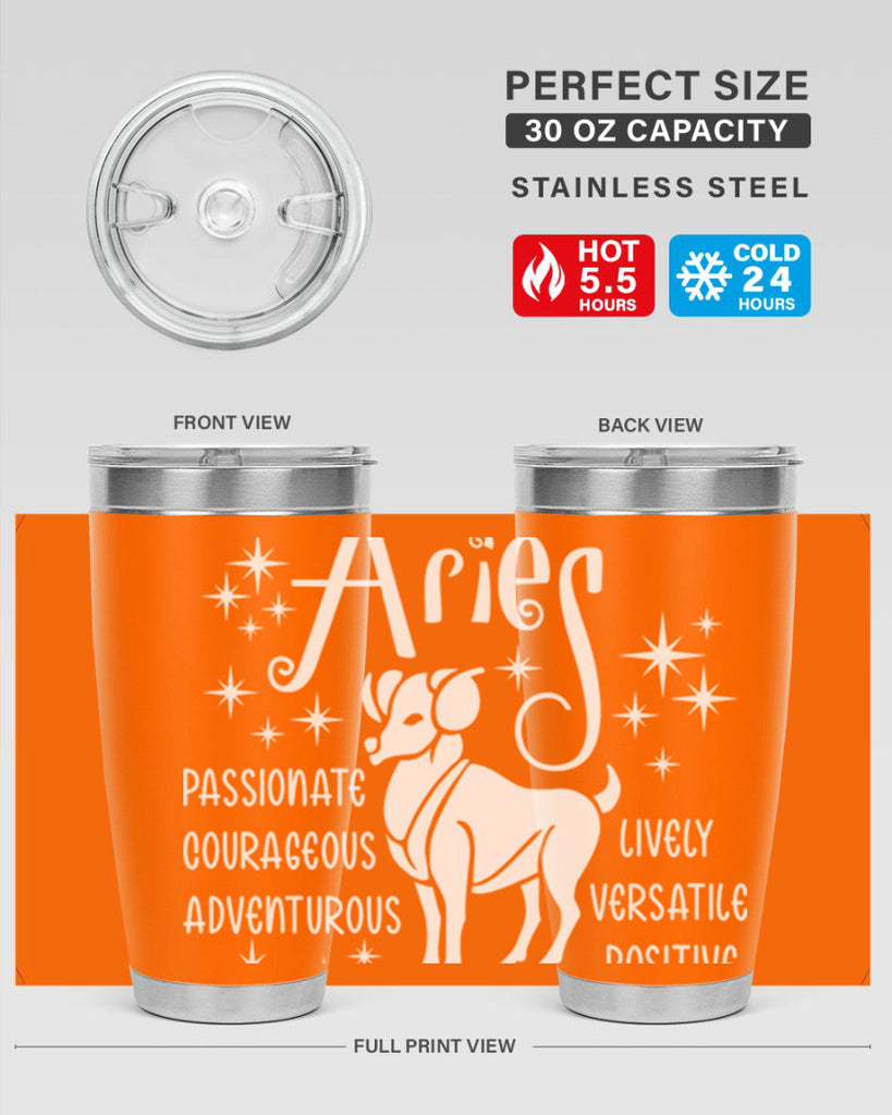 Aries 99#- zodiac- Tumbler