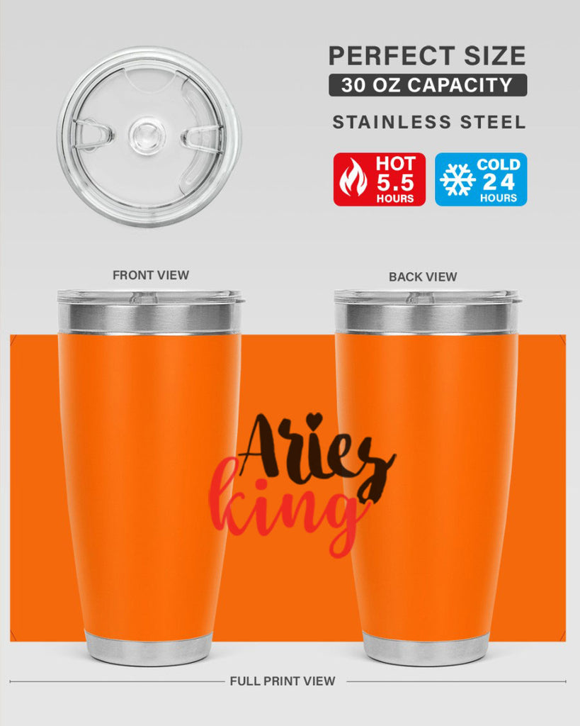 Aries king 96#- zodiac- Tumbler