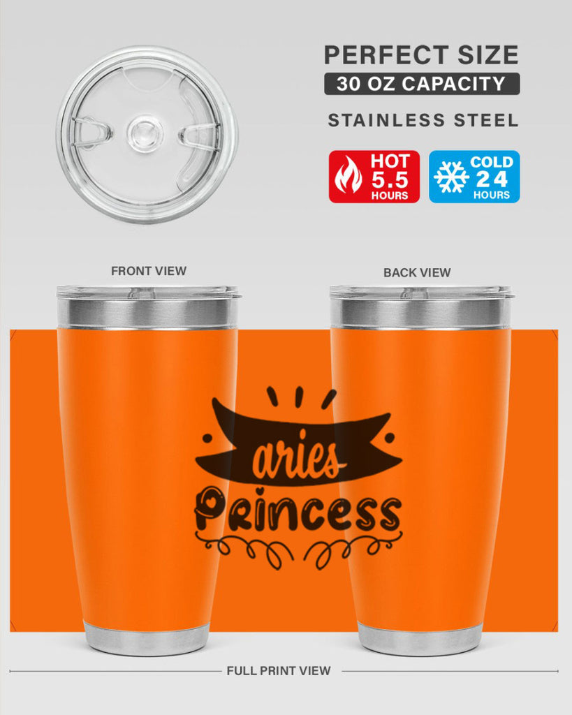 Aries princess 116#- zodiac- Tumbler