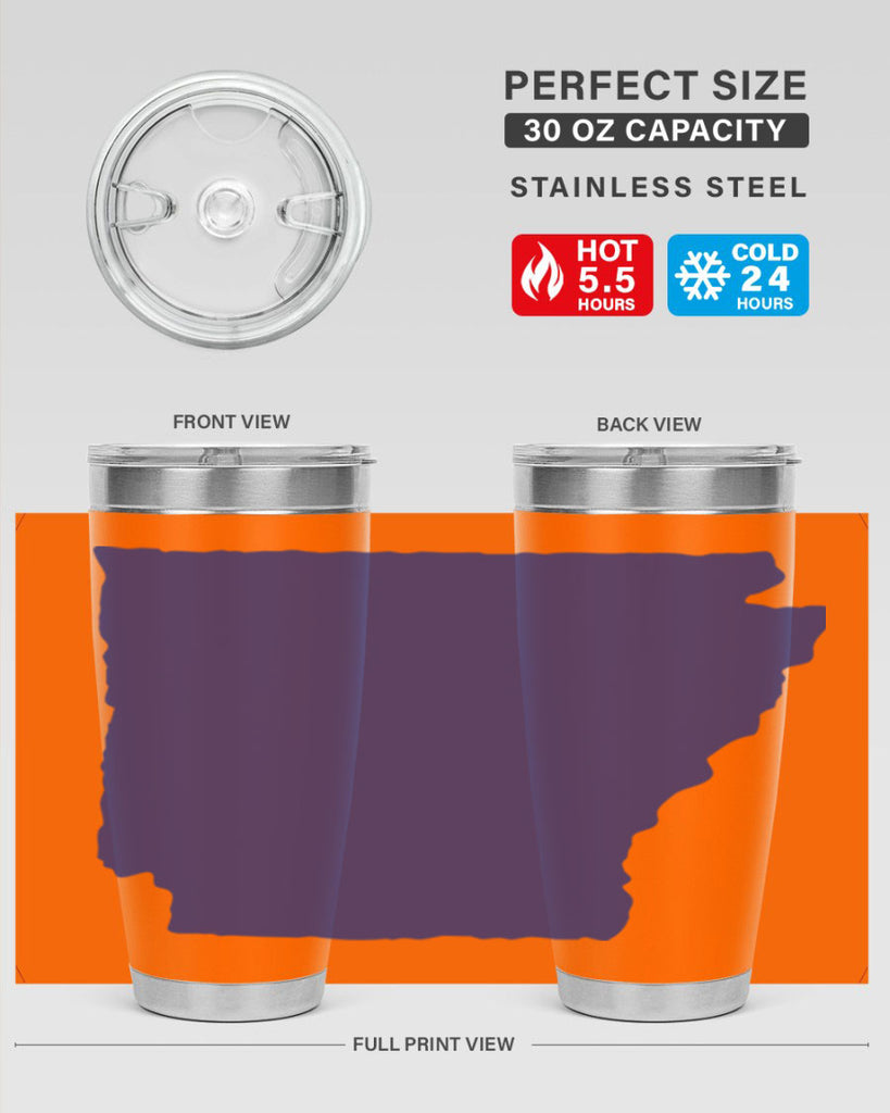 Arkansas 47#- stateflags- Tumbler
