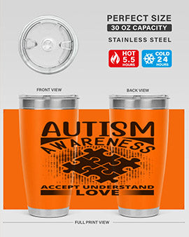 Autism awareness Style 43#- autism- Tumbler