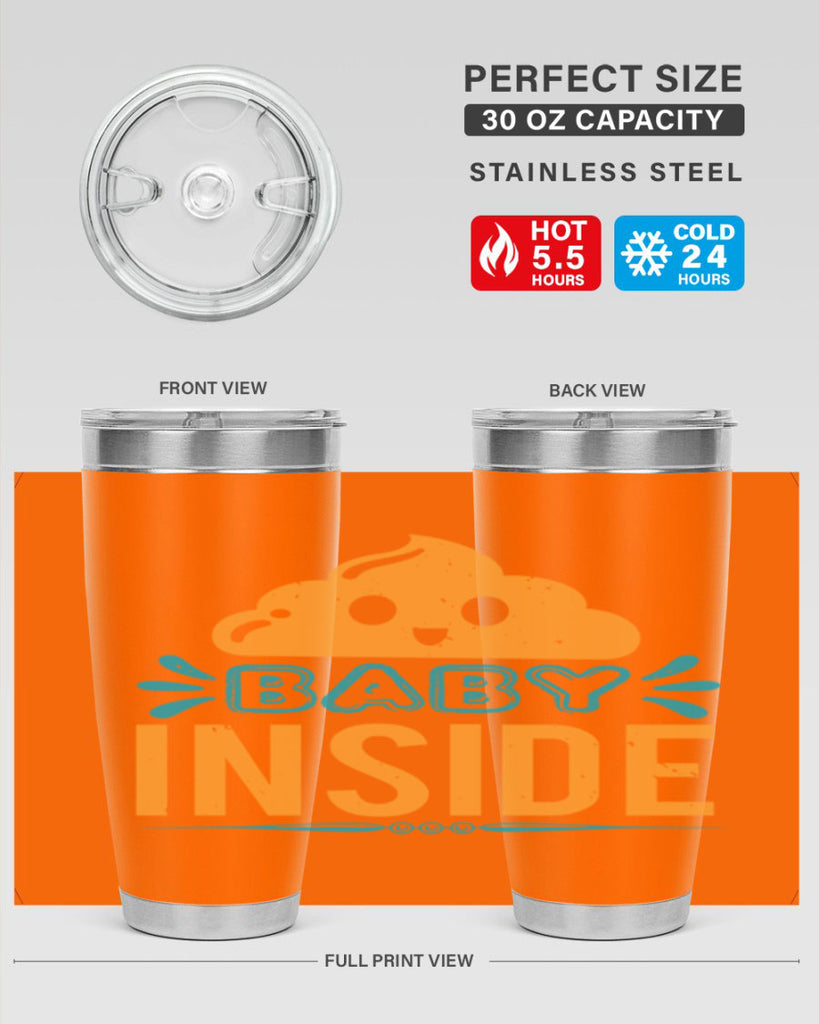 Baby Inside Style 1#- baby shower- tumbler