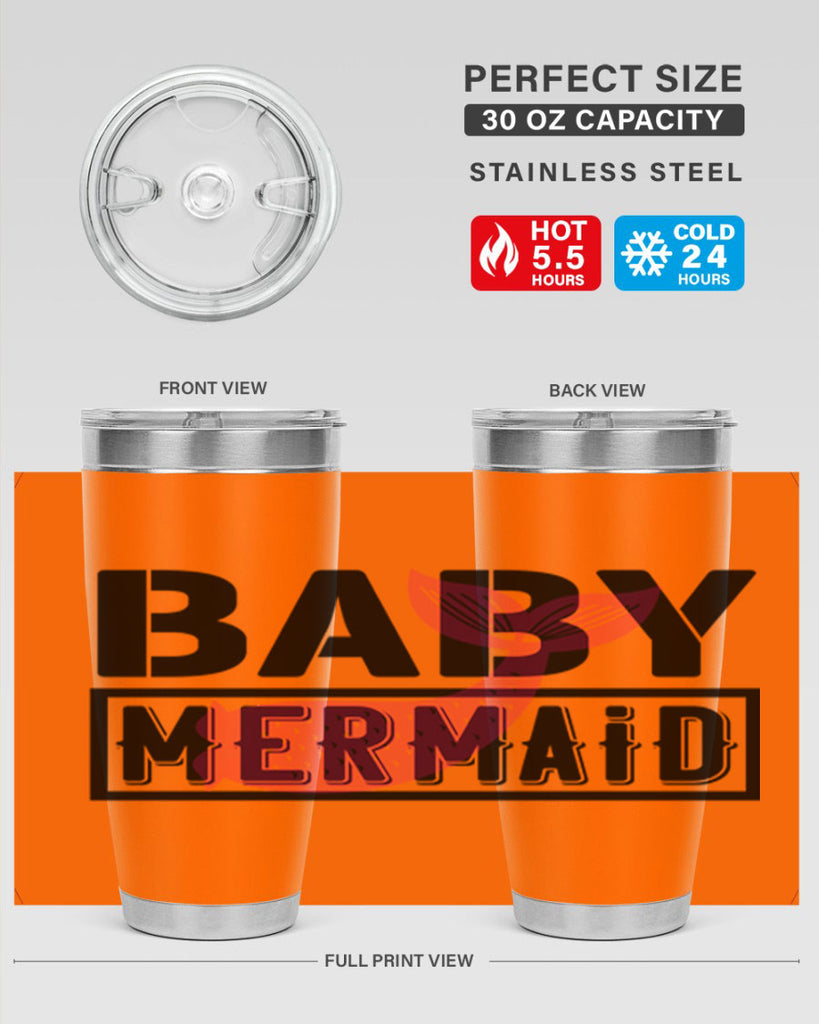 Baby mermaid 29#- mermaid- Tumbler