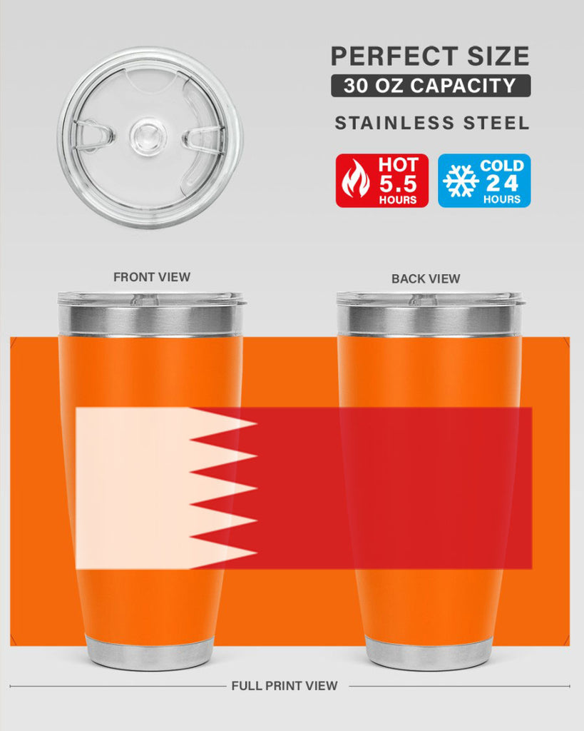Bahrain 185#- world flags- Tumbler