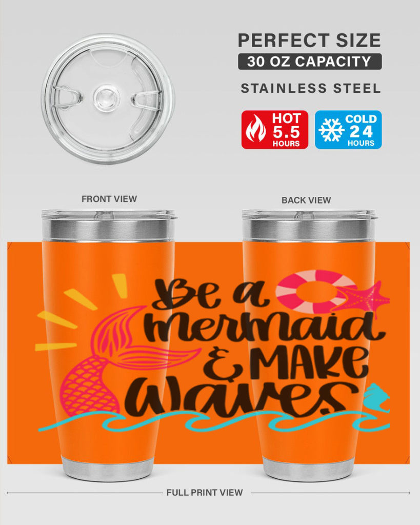Be A Mermaid Make Waves Style 53#- summer- Tumbler