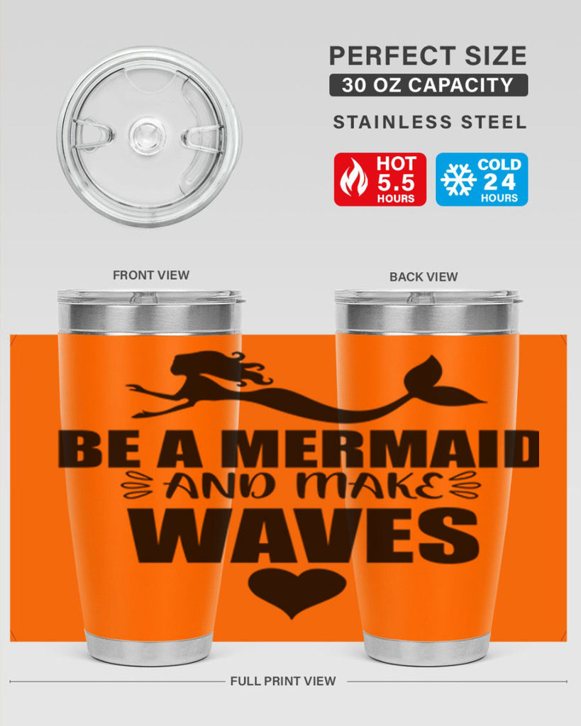 Be a Mermaid and make 53#- mermaid- Tumbler
