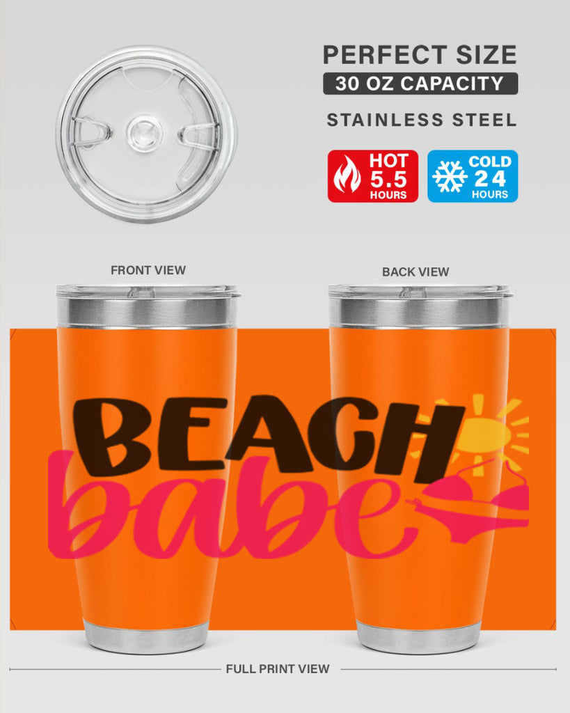 Beach Babe Style 52#- summer- Tumbler