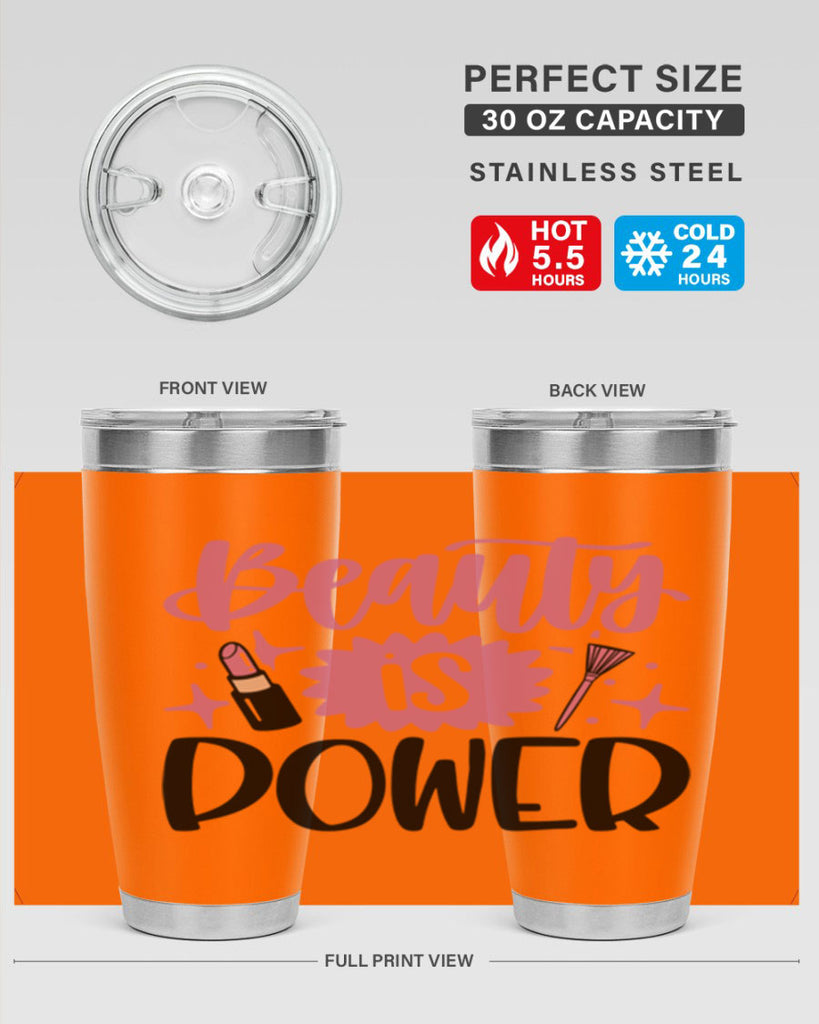 Beauty Is Power Style 135#- make up- Tumbler