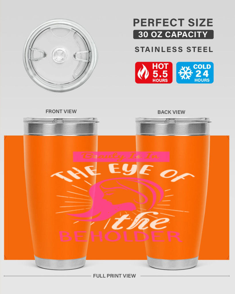 Beauty is in the eye of the beholder Style 169#- make up- Tumbler