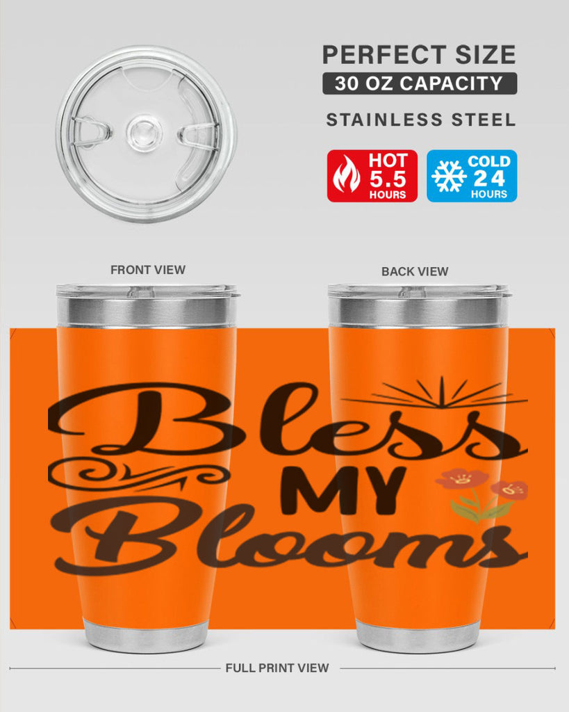 Bless My Blooms  66#- spring- Tumbler