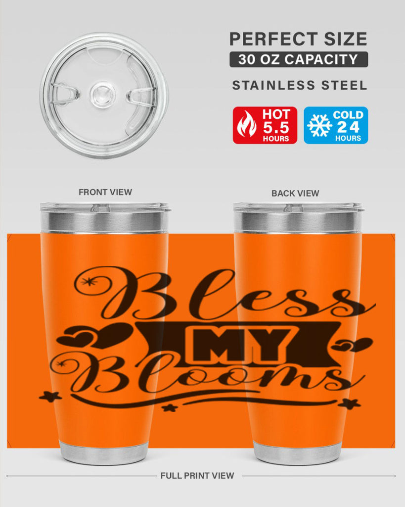 Bless My Blooms 40#- spring- Tumbler