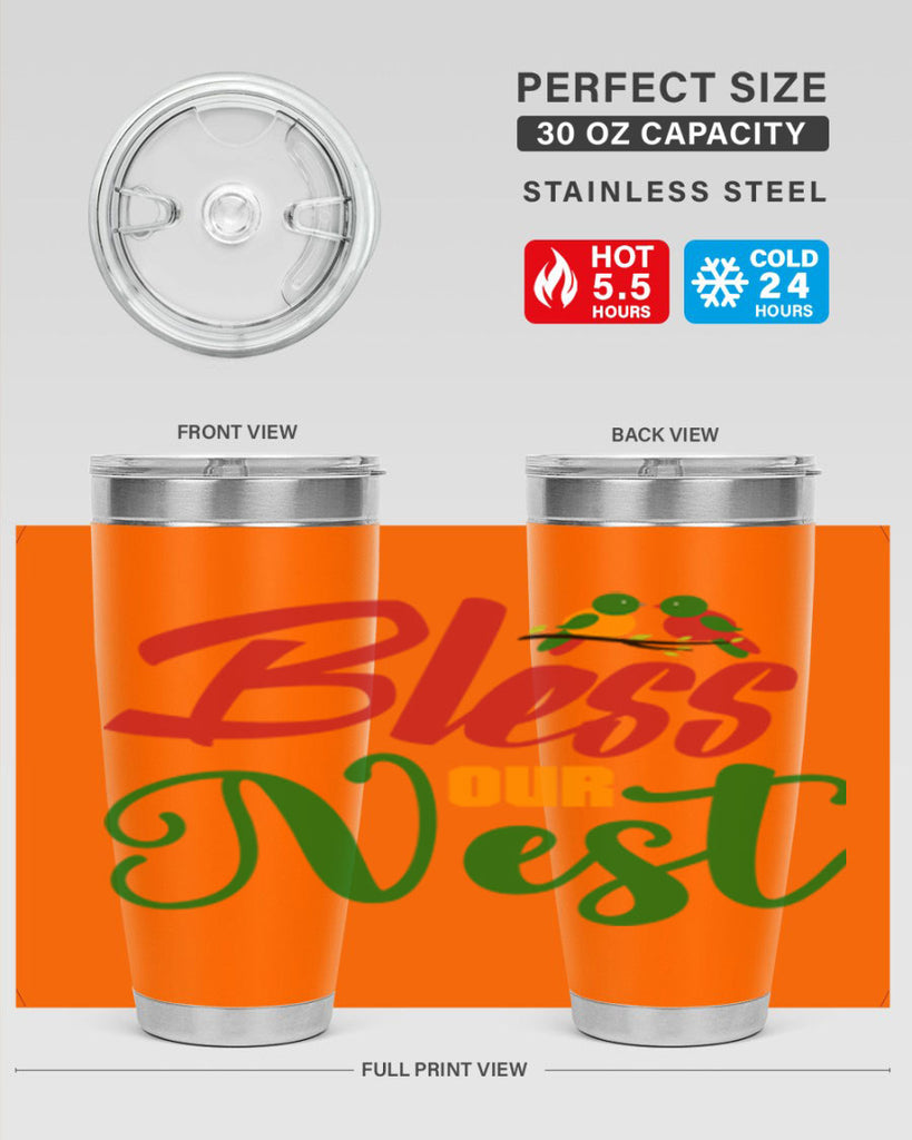 Bless Our Nest 67#- spring- Tumbler