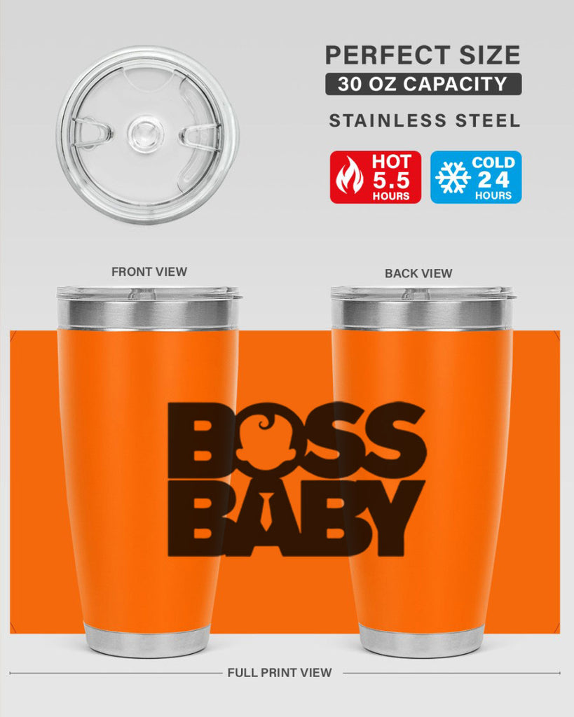 Boss Baby On Board 1#- black words phrases- Cotton Tank