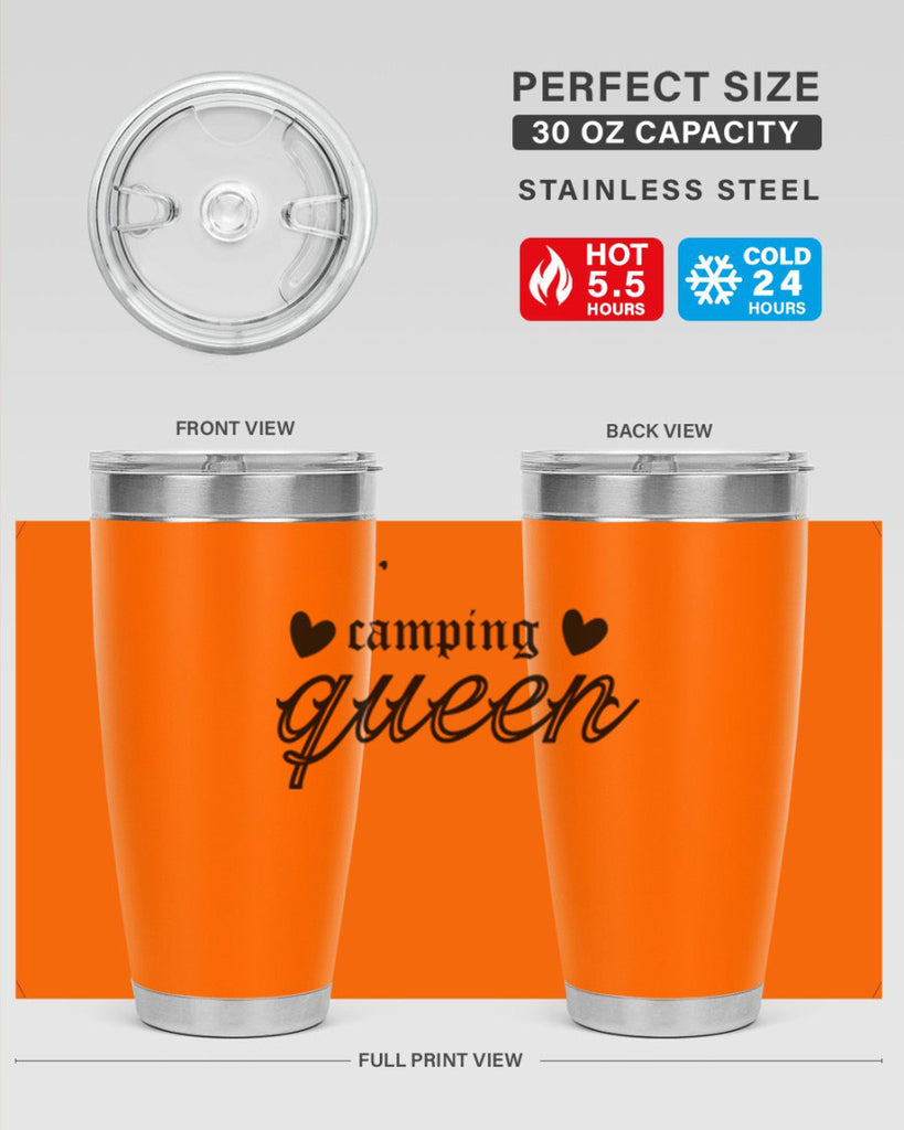Camping queen 143#- zodiac- Tumbler