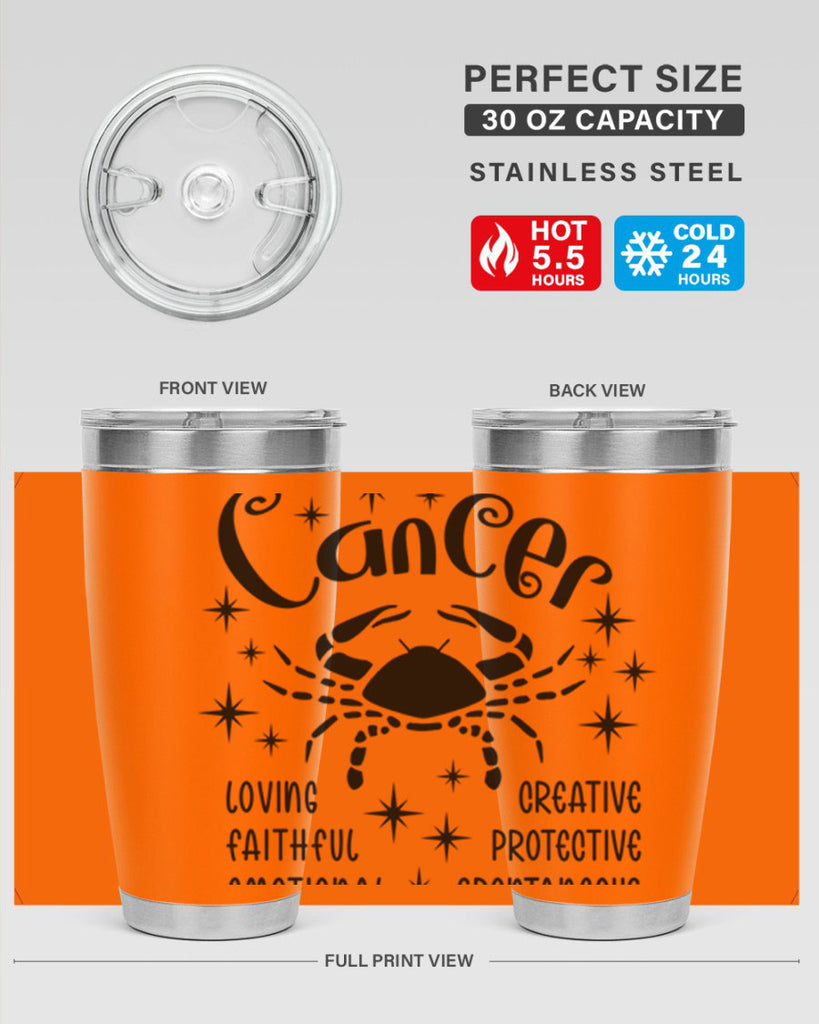 Cancer 144#- zodiac- Tumbler
