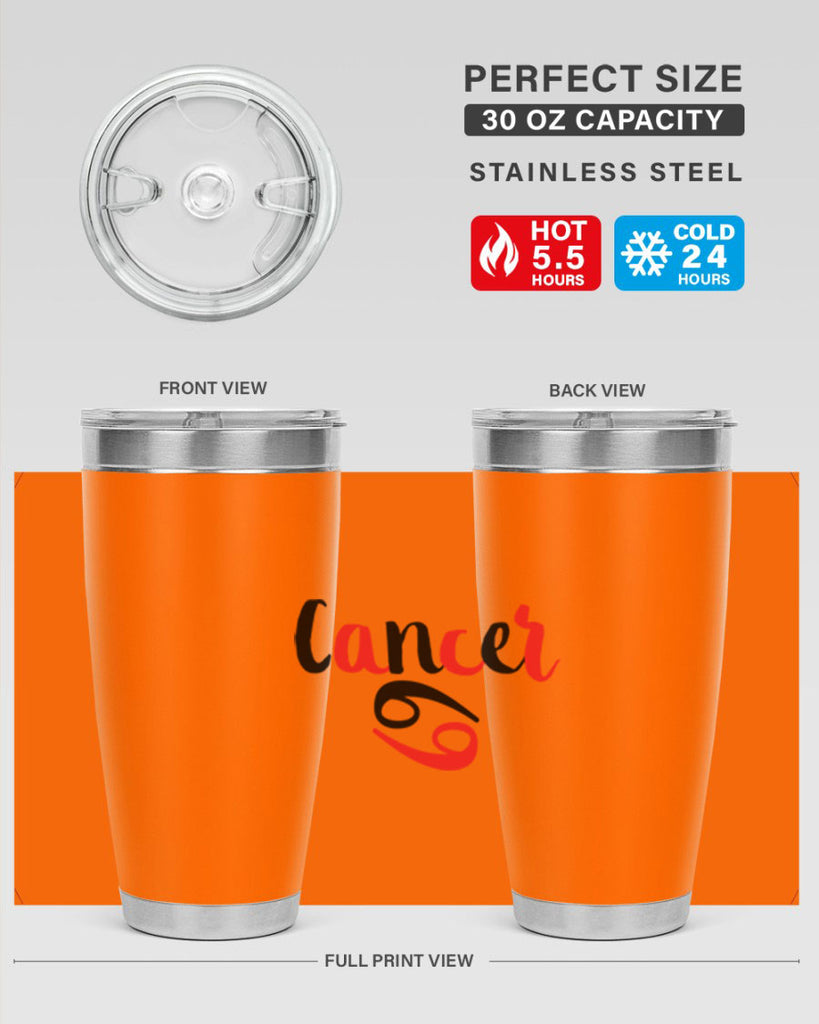 Cancer 152#- zodiac- Tumbler