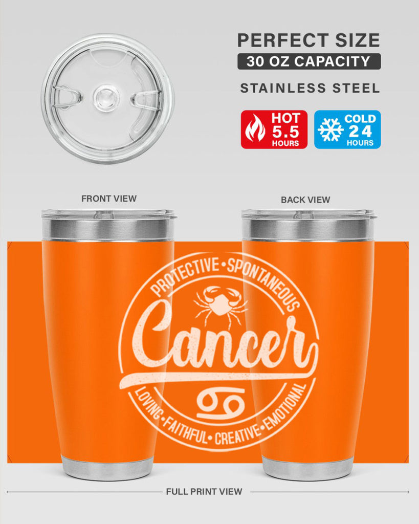 Cancer 154#- zodiac- Tumbler