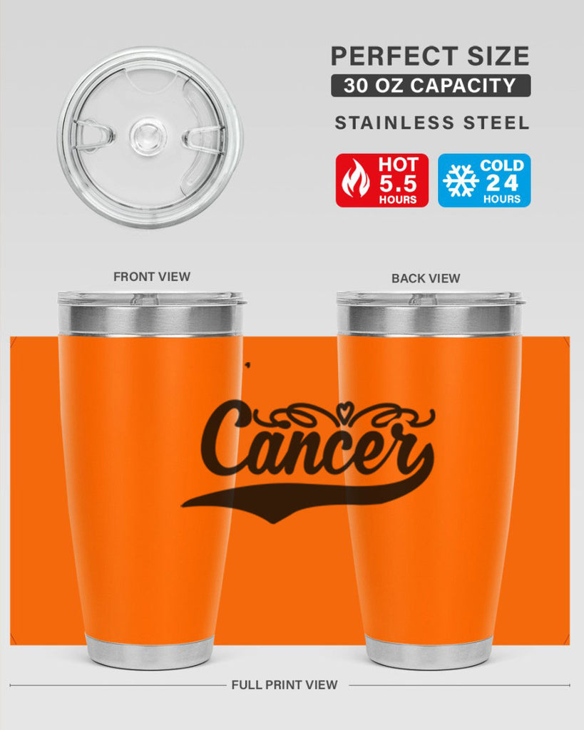 Cancer 155#- zodiac- Tumbler