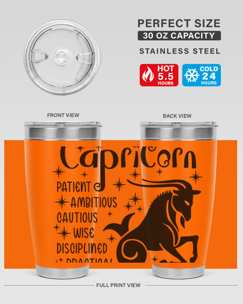 Capricorn 182#- zodiac- Tumbler