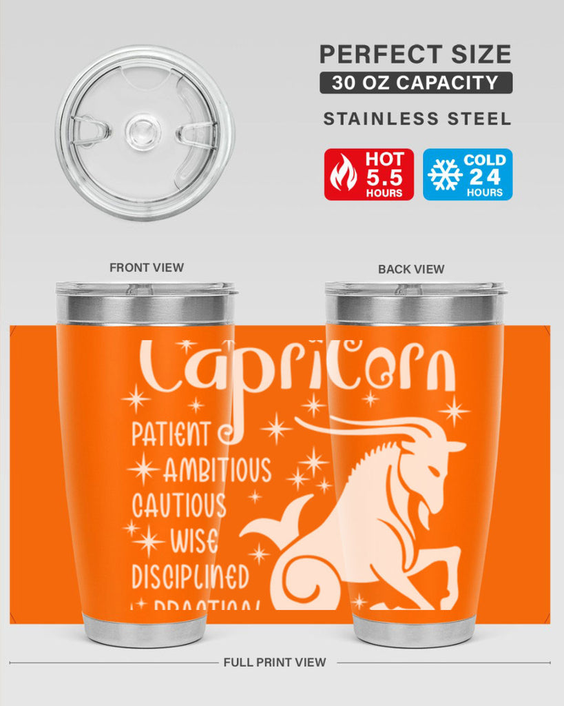 Capricorn 186#- zodiac- Tumbler