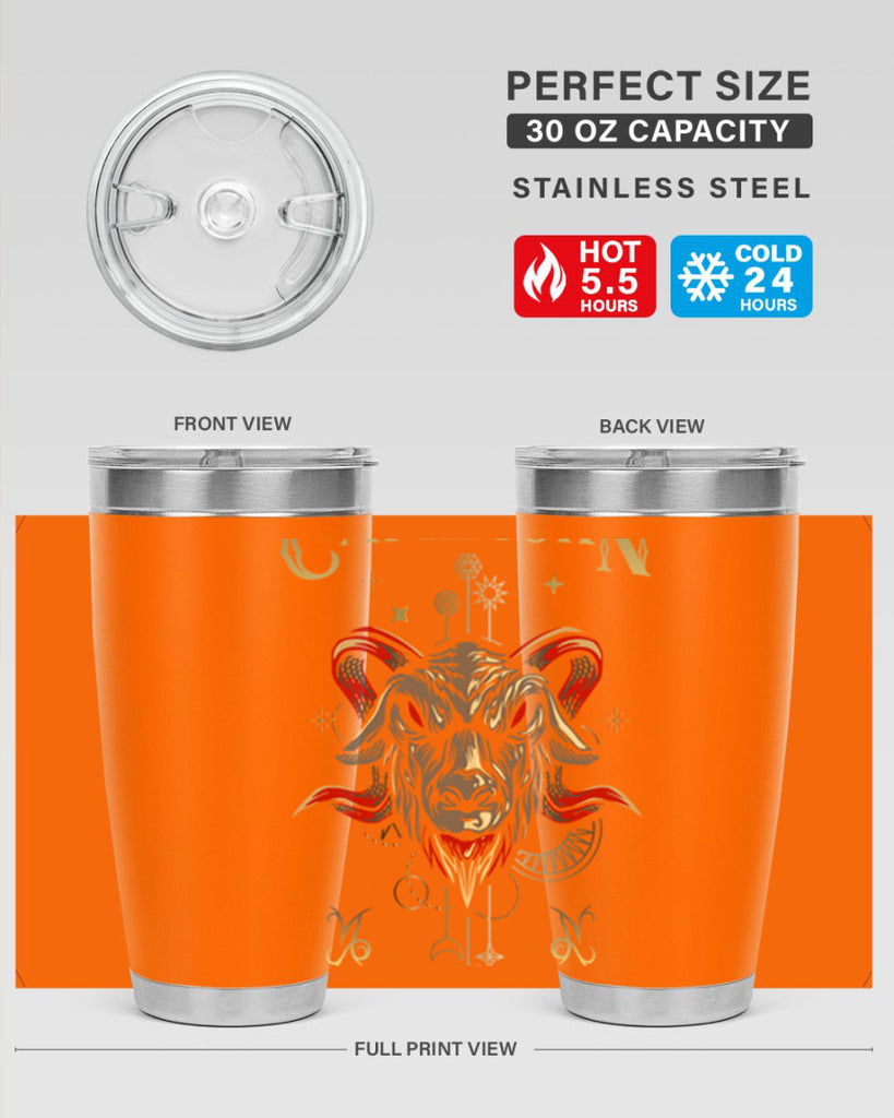 Capricorn 198#- zodiac- Tumbler