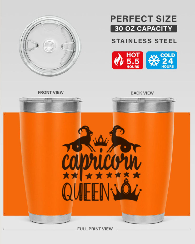 Capricorn queen 195#- zodiac- Tumbler